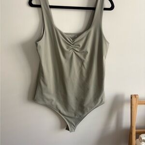 Abercrombie & Fitch Soft Olive bodysuit